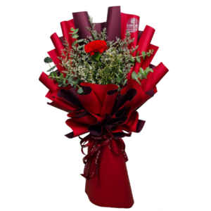 Imported Carnations Bouquet - Image 2