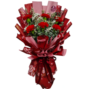 Imported Carnations Bouquet - Image 4