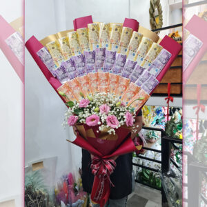Arm Arrangement with Imported Flowers - Image 3