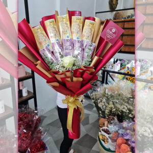 Arm Arrangement with Imported Flowers - Image 11
