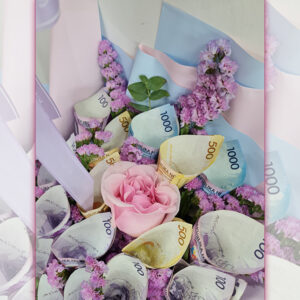 Semi-Round Arrangement with Imported Flowers - Image 7