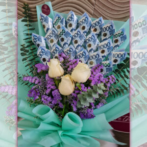 Semi-Round Arrangement with Imported Flowers