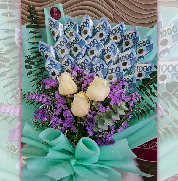 Semi-Round Arrangement with Imported Flowers